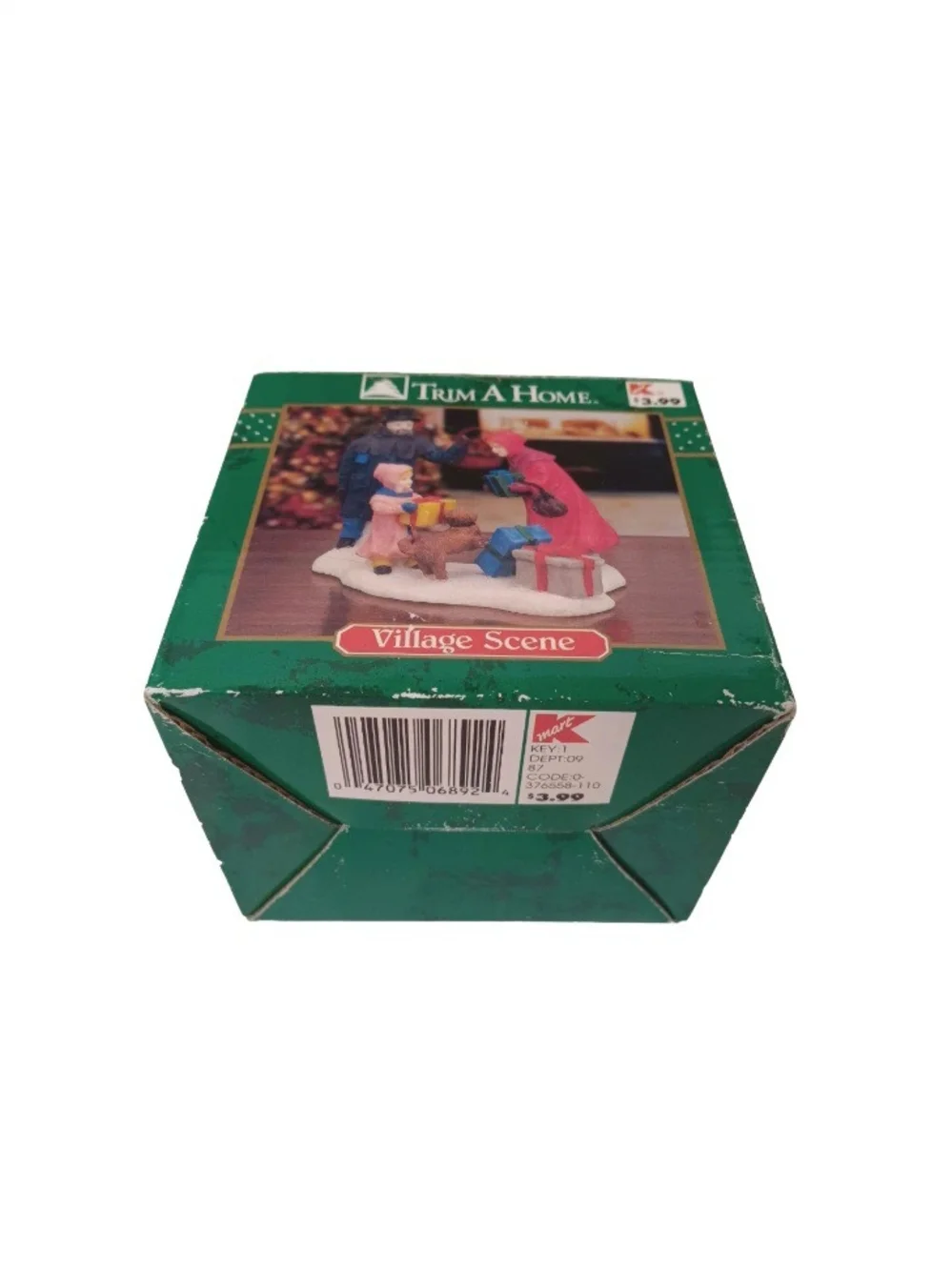 Vintage Trim A Home Family Christmas Village Figurine | Gifts | Dog